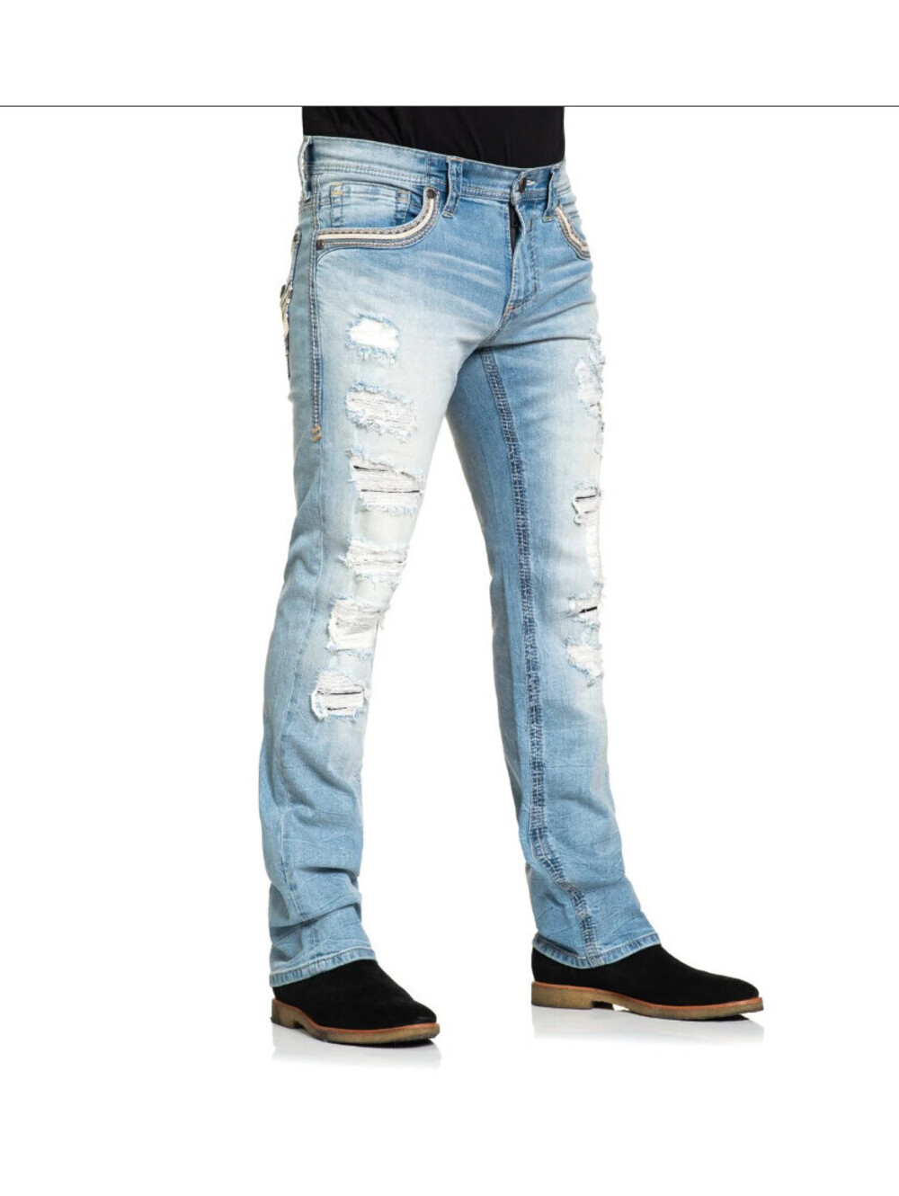 Affliction Ace Aiden Slim Straight Jeans Mens Size 34x32 NWT